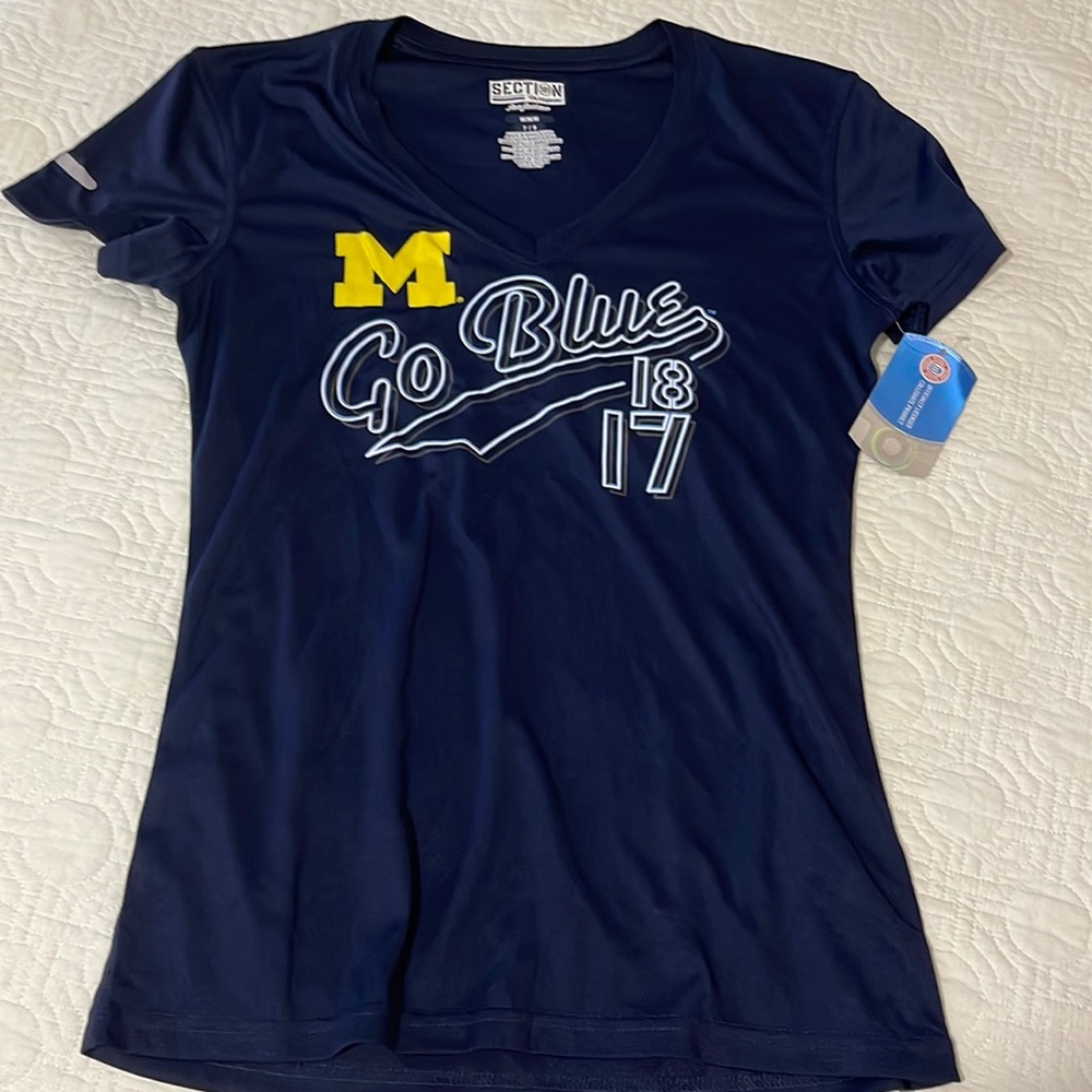 NWT Michigan dri-fit tshirt